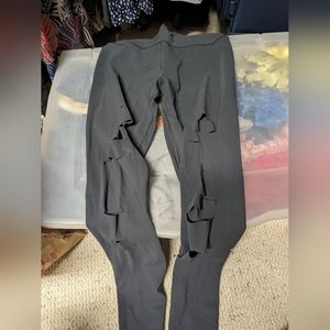 Alo grey cutout leggings Size small